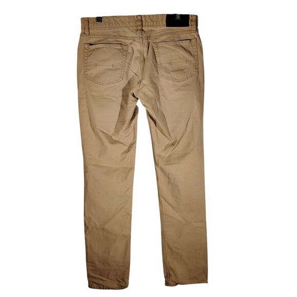 Polo Ralph Lauren jeans mens 32x32 beige khaki stretch straight leg denim - Picture 2 of 12